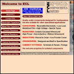Screen shot of the Expotus Components Ltd website.