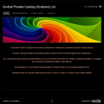 Screen shot of the Central Coating Ltd website.