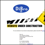 Screen shot of the Dibro Ltd website.