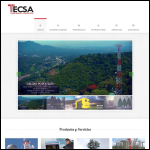 Screen shot of the Tecsa Ltd website.