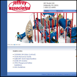 Screen shot of the Jeffrey Associates website.