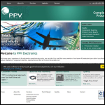 Screen shot of the PPV Electronics Ltd website.