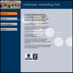 Screen shot of the Contour Marking Ltd website.