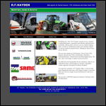 Screen shot of the Hayden RF Ltd website.