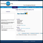 Screen shot of the Anglo-Dutch Dredging Ltd website.