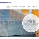 Screen shot of the Metalweb website.