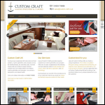Screen shot of the Custom Craft Mouldings website.