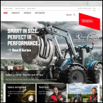 Screen shot of the Valtra Tractors (UK) Ltd website.