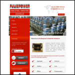 Screen shot of the Pulsepower Process Equipment website.