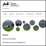 Screen shot of the Amuco (UK) Ltd website.