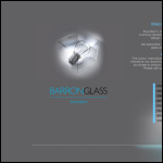 Screen shot of the Barron Glass website.