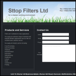 Screen shot of the Filtration Specialists Ltd website.