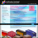 Screen shot of the Millvale Ltd website.