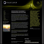 Screen shot of the Panther International Ltd website.