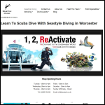 Screen shot of the Seastyle-Elwyn Harper Diving Equipment website.