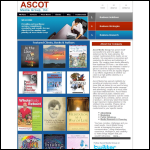 Screen shot of the Ascot Marketing website.