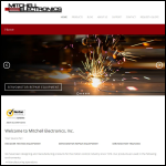 Screen shot of the Mitchell Electronics Ltd website.