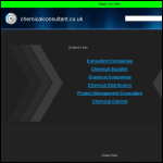 Screen shot of the Solihull Chemical Services website.
