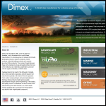 Screen shot of the Dimex Ltd website.