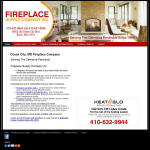 Screen shot of the Fire & Fireplace Supply Co, The website.