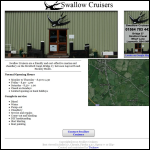 Screen shot of the Swallow Cruisers website.