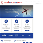 Screen shot of the Newbow Aerospace website.