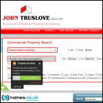 Screen shot of the Truslove, John website.