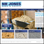 Screen shot of the Jones, N. H. Plant Hire website.