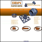 Screen shot of the Deyn Plastics Ltd website.