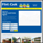 Screen shot of the Flint & Cook website.