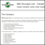 Screen shot of the RBI (Europe) Ltd website.