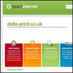 Screen shot of the Deltaprint Ltd website.