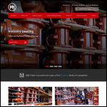 Screen shot of the M & H Steels Ltd website.