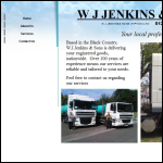 Screen shot of the J W Jenkins & Sons Tipton Ltd website.