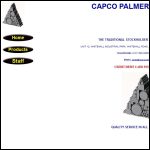 Screen shot of the Capco Palmer Steels Ltd website.
