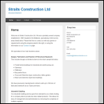 Screen shot of the Straits Construction Ltd website.