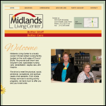 Screen shot of the Nursing Care Midlands website.