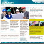 Screen shot of the Baxcrest Ltd website.