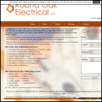 Screen shot of the Round Oak Electrical Ltd website.