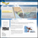 Screen shot of the Midland Aircraft Maintenance website.