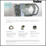 Screen shot of the Shelley (Halesowen) Ltd website.