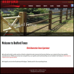 Screen shot of the Bedford Fencing Co Ltd website.