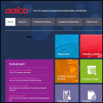 Screen shot of the Aalco Metals Ltd website.