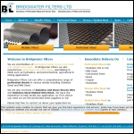 Screen shot of the Bridgwater Filters Ltd website.