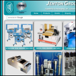 Screen shot of the Jenton International Ltd website.