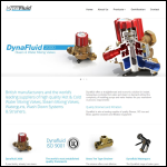 Screen shot of the Dynafluid Ltd website.