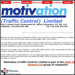 Screen shot of the Motivation (Traffic Control) Ltd website.