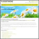 Screen shot of the Flexoset Ltd website.