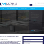 Screen shot of the Latham Manufacturing Co Ltd website.