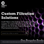 Screen shot of the Croft Filters Ltd website.